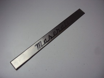 Накладка поріг maserati ghilbi 2013- фото №1