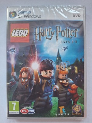 LEGO Harry Potter Lata 1-4 PL Nowy Folia