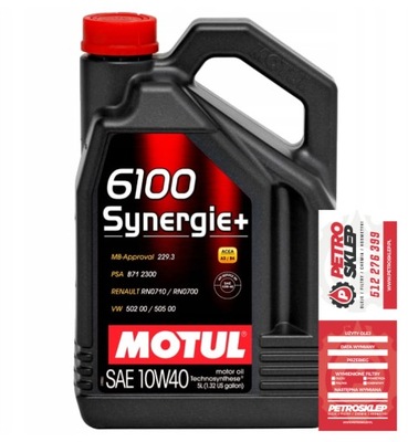 Motul 6100 SYNERGIE+ 10W40 5L