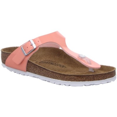 BIRKENSTOCK JAPONKI GIZEH PATENT CORAL PEACH 41