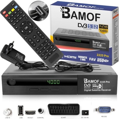 Tuner DVB-S2 Bamof 2225 Pro