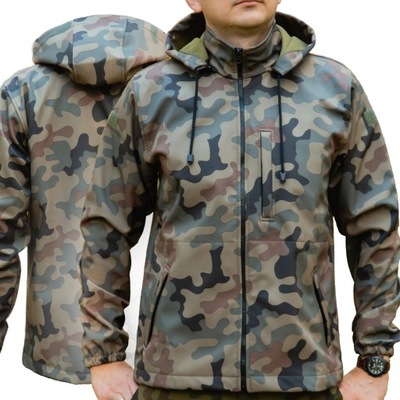 Kurtka SOFTSHELL Moro WODOODPORNA z kapturem r. M