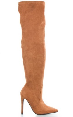 KAMELOWE KOZAKI MUSZKIETERKI WYSOKIE NA SZPILCE 40