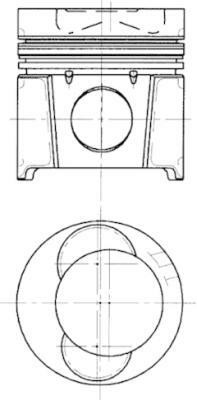 КОМПЛЕКТ РЕМОНТНЫЙ ПОРШНИ / САЙЛЕНТБЛОКИ CYLINDROWE KOLBENSCHMIDT 99339960