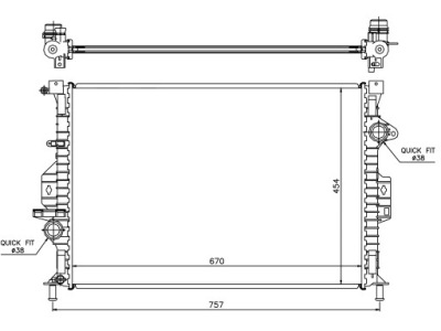 Ford galaxy s-max 2006-2010 радиатор 1377542 фото №1