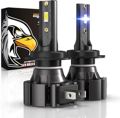 EASY EAGLE H7 ЛАМПОЧКИ LED (СВЕТОДИОД ) 10800 LM 6000 K 2 ШТУКИ.