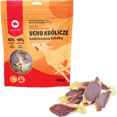 Maced Ucho królicze z kaczką 500g