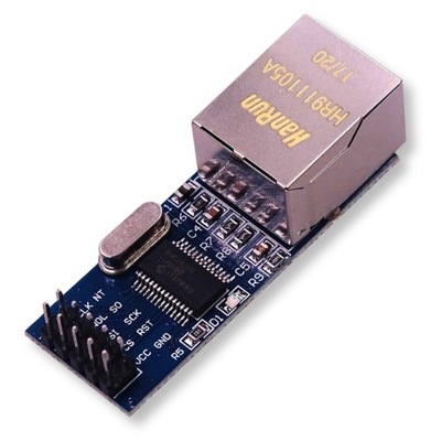 Moduł Ethernet ENC28J60 do Arduino STM32 3.3V RJ45 25Mhz MAC programowalny