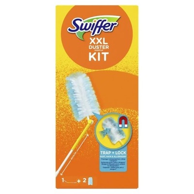 SWIFFER XXL Zestaw miotełka do kurzu +2 wkłady