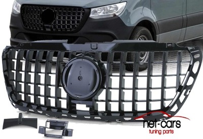 Решётка радиатора решётка радиатора mercedes sprinter 907 910 18- amg b фото №1