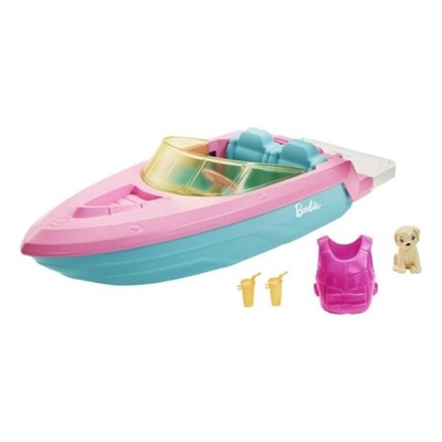 Barbie Motorówka łódka łódź akcesoria dla lalki
