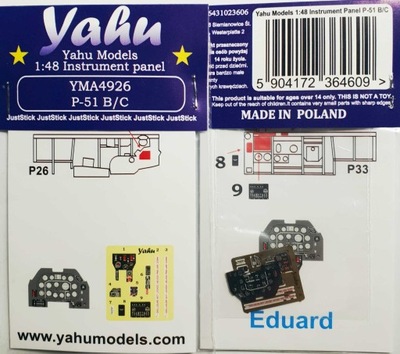 Yahu Models YMA4926 1/48 P-51 B/C (Eduard)