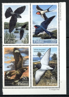 Palau** Mi. 864-67 Ptaki WWF