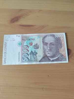 Hiszpania - 5000 Pesetas - 1992