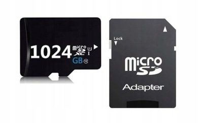 Karta pamięci MicroSD XC 1 TB 1024 GB ADAPTER