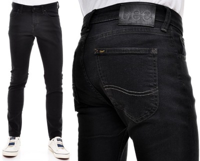 LEE spodnie SKINNY black regular MALONE _ W28 L32