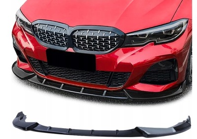 Спліттер bmw 3 g20 g21 чорний блиск autovision фото №1