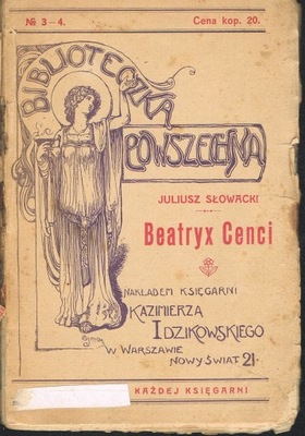 JULIUSZ SŁOWACKI BEATRYX CENCI