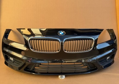 Бампер передний bmw 2 f46 grand tourer black sapphire 475 pdc противотуманные фары фото №1