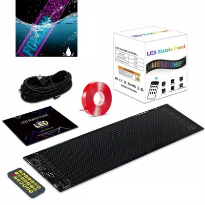 lampa LED dynamiczna do auta DIY inteligentna