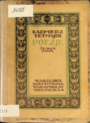 Przerwa - Tetmajer Poezje 1924 r.