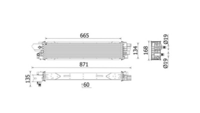 Renault trafic 2019- интеркулер behr оригинальный номер фото №1