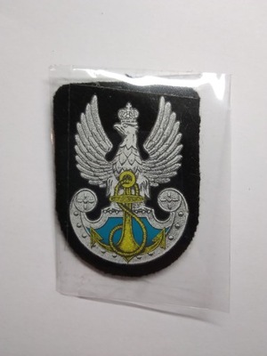 Naszywka Marynarka Wojenna orzeł godło na beret