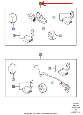 Жгут фаркоп буксировочный 13pin ford ranger mk4 фото №1