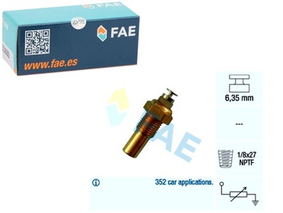 SENSOR TEMPERATURA DE LÍQUIDO REFRIGERACIÓN DAEWOO ESPERO OPEL ASCONA C  