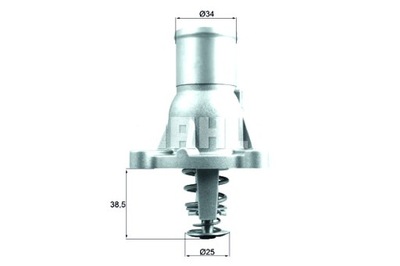 MAHLE TERMOSTATO LÍQUIDO REFRIGERANTE FIAT STILO OPEL ASTRA H ASTRA H GTC  