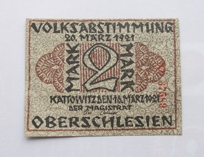 32/ KATOWICE 2 MARKI 1921