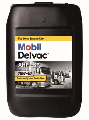 MOBIL DELVAC XHP ESP 10W40 E9 E7 E6 E4 20L