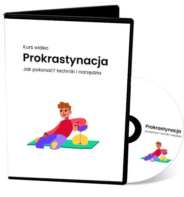 Kurs wideo jak radzić sobie z prokrastynacją - DVD