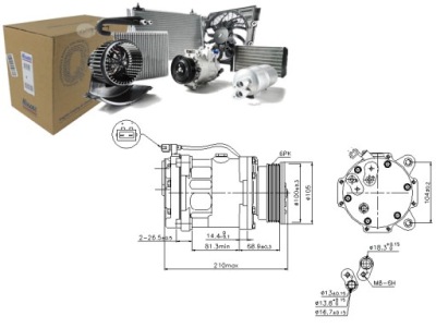 Nissens 89088 компрессор, кондиционер фото №1
