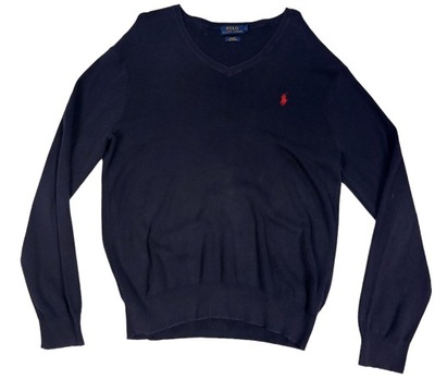 ** RALPH LAUREN **__L__Rewelacyjny, modny sweter w serek