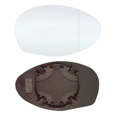 Alfa romeo 147 00+ вкладиш дзеркало правий асферичне+ pm фото №1