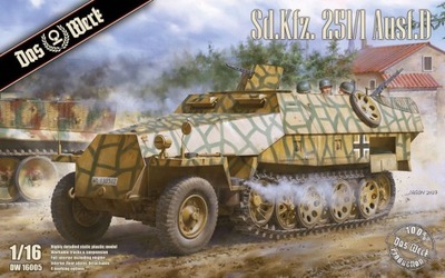 Das Werk DW16005 1:16 Sd.Kfz.251/1 Ausf.D German WW2 Halftrack