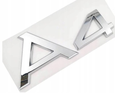 A4 EMBLEMA INSIGNIA AUDI B6 B7 B8 B9 AL PARTE TRASERA TAPA DE MALETERO  