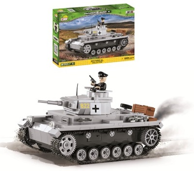 KLOCKI COBI 2523 NIEMIECKI CZOŁG PANZER III AUSF.E