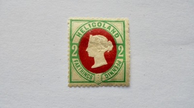 1875 Helgoland Mi.12* czysty znaczek, stan dobry. Wartość 17,- Euro