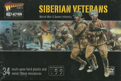 Bolt Action Siberian Veterans WWII Soviet Infantry