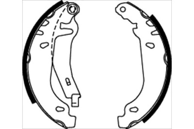 STARLINE BRAKE SHOES BRAKE SET S BC 07830 SET  