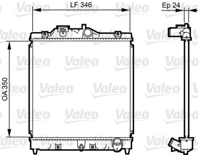 VALEO 731434 CHLODNICA, SISTEMA AUŠINIMO VARIKLIO 