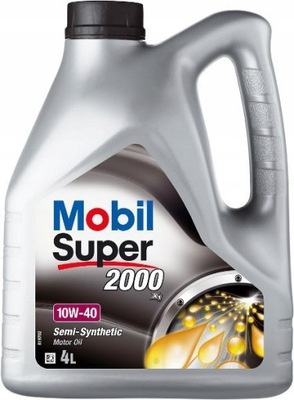 MOBIL SUPER 2000 10W40 4L