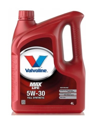 OLEJ VALVOLINE 5W-30 MAXLIFE 4L