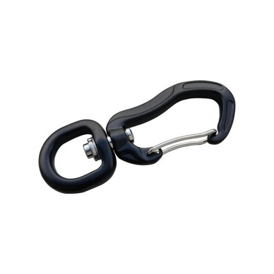 zr-360° Rotating Swivel Carabiner Black