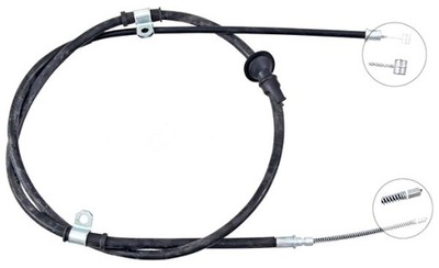 CABLE FRENOS DE MANO KIA JOICE 00- PARTE TRASERA -ABS  