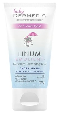 Dermedic Emolient Linum Baby ochronny krem 50 g