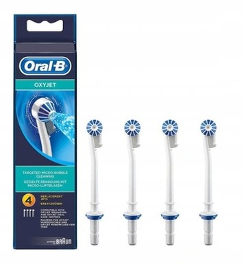 Oral-B końcówki OxyJet ED17-4 do irygatora 4 szt