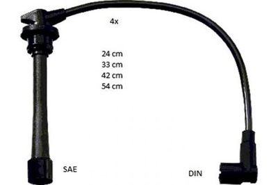 Набір трубопровід запалювання beru zef1639 фото №1